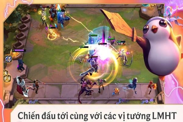 Trải nghiệm đấu trường chân lý Mobile