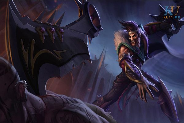 Draven với chiếc rìu thần thánh