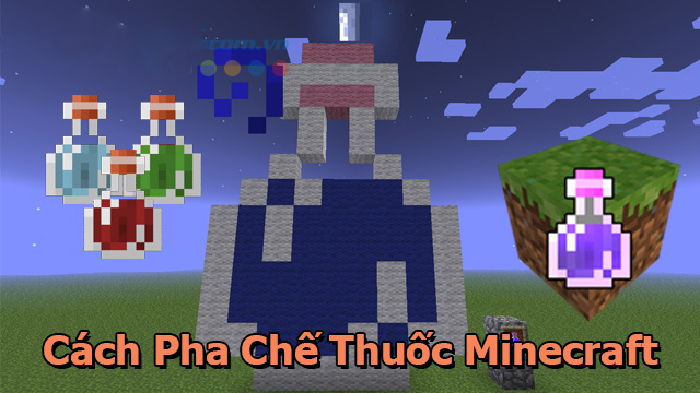 cách pha chế thuốc minecraft