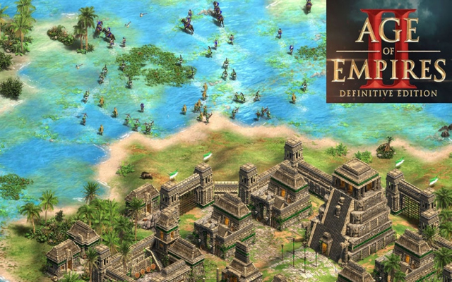 Hình ảnh thành trì cần người chơi thu phục trong Age of Empire 2